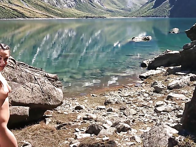 Lily Adams - Fully nude teen in nature