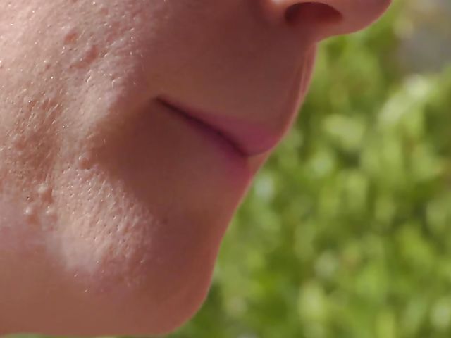 Solo in the garden with girl next door Ivy Sweet