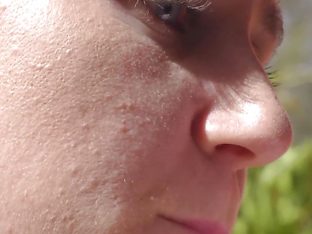 Solo in the garden with girl next door Ivy Sweet