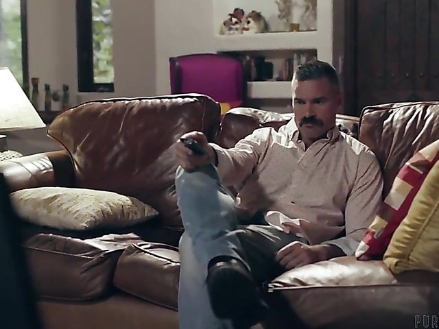 Charles Dera fucks his wife and his young mistress Whitney Wright