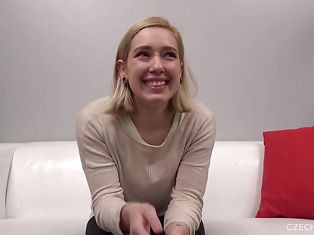 18 yo Czech teen Nikola is curious about porn