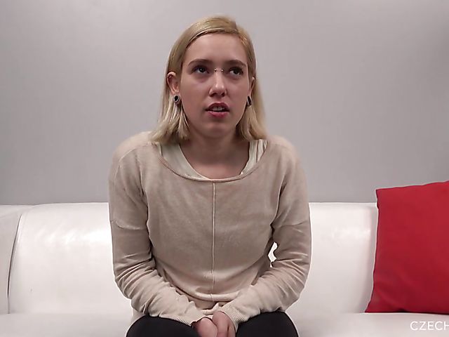 18 yo Czech teen Nikola is curious about porn