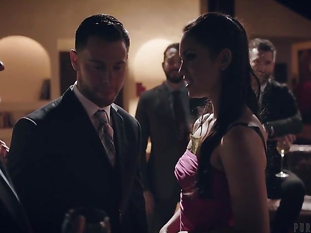Public fucking with cute escort Alina Lopez