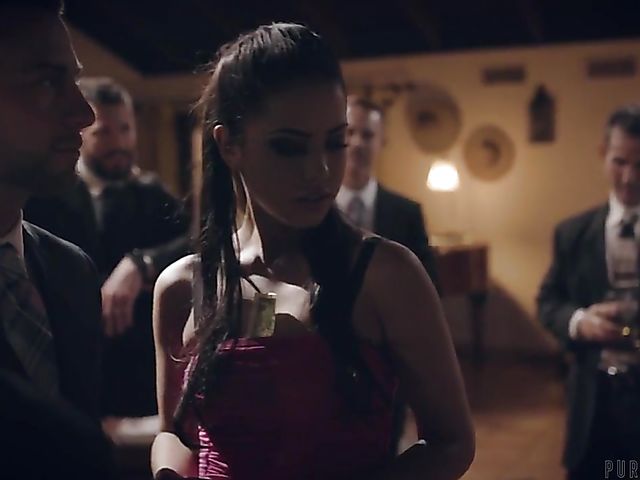 Public fucking with cute escort Alina Lopez