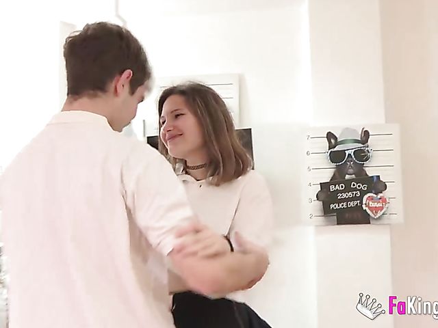 Spanish teen Patricia gets a cock to fuck