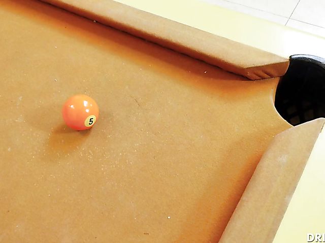 Long legs anal lover Daisy Stone gets it after a game of pool