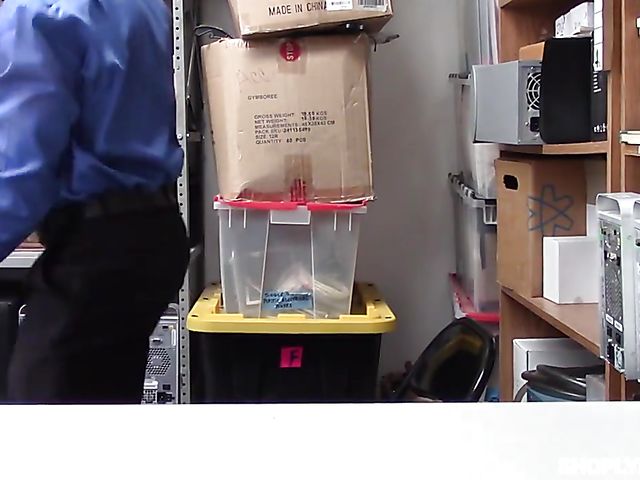 Natural big tits shoplifter Bella Rolland gets some