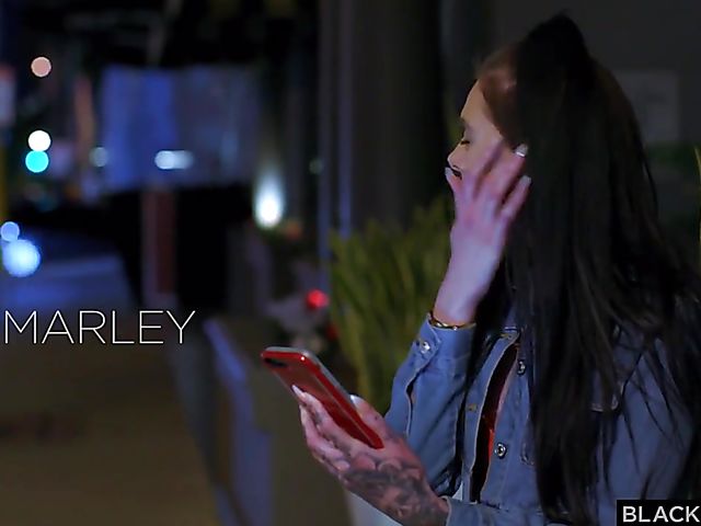 Marley Brinx anal with horny black man Louie Smalls