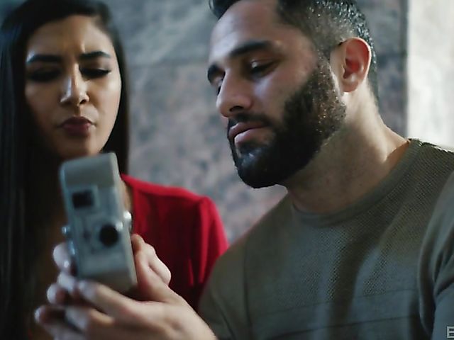 Nice young brunette Gianna Dior gets sexy for the camera