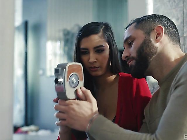 Nice young brunette Gianna Dior gets sexy for the camera