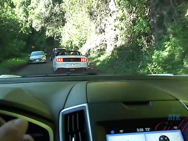 Carmen Rae - Girlfriend feet and pussy exposed in the car