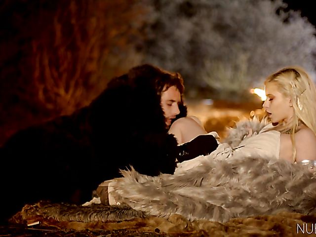 Game of Thrones XXX parody with blonde Kiara Cole