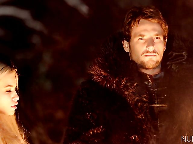 Game of Thrones XXX parody with blonde Kiara Cole