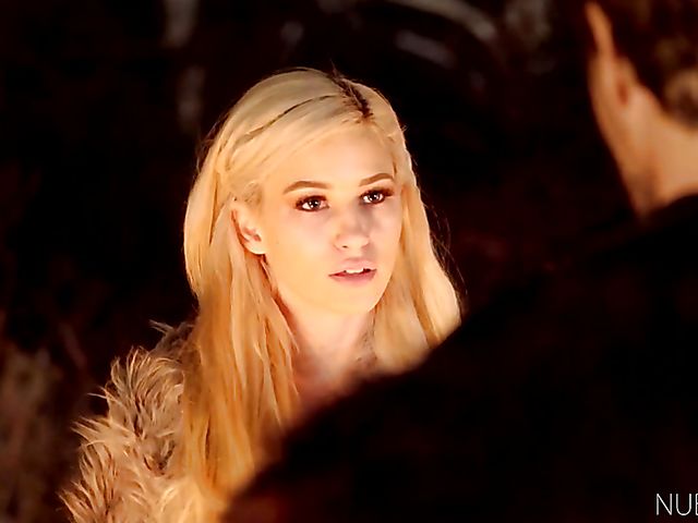 Game of Thrones XXX parody with blonde Kiara Cole