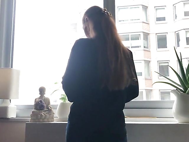 Dani Daniels - POV blowjob in front of the window