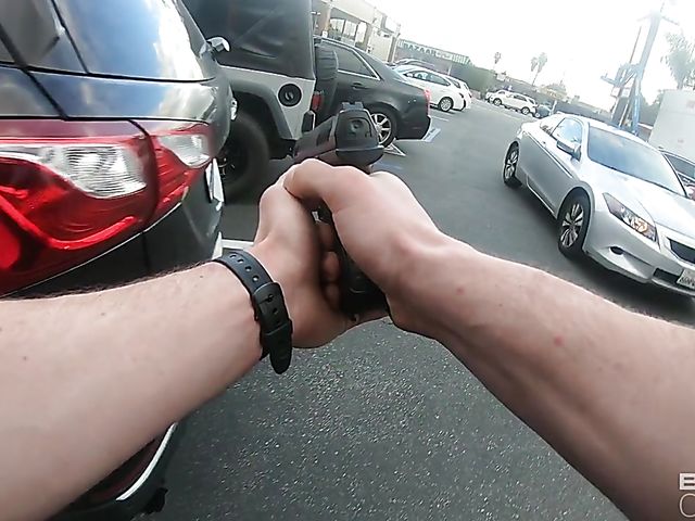 Busty Richelle Ryan POV with a police officer at the laundry