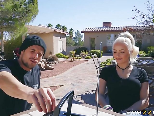 Danielle Derek puts her monster boobs on cock