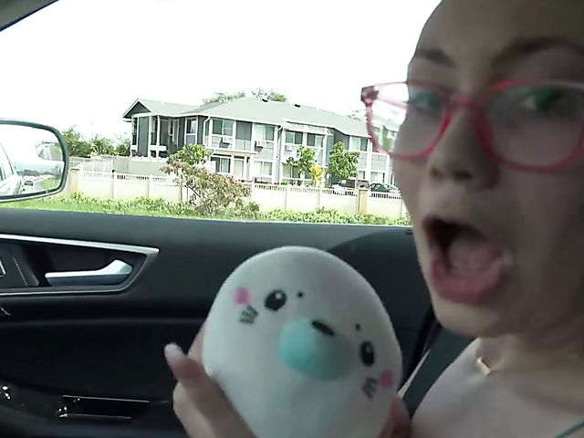 Young teen Lenna Lux teasing her boyfriend