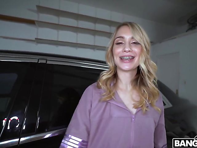 Braces teen Anastasia Knight has lots of money and loves to fuck