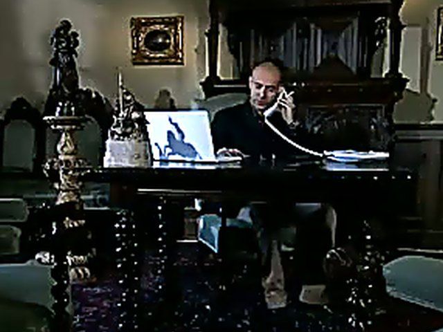 Beautiful ladies have fun in a rich hotel