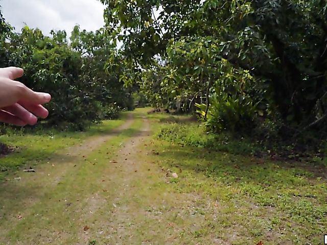 Hot teen in pink shorts Lexi Aaane gets railed in the forest