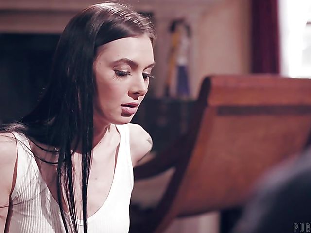 Marley Brinx - Daughter spanked and banged by her kinky stepdad