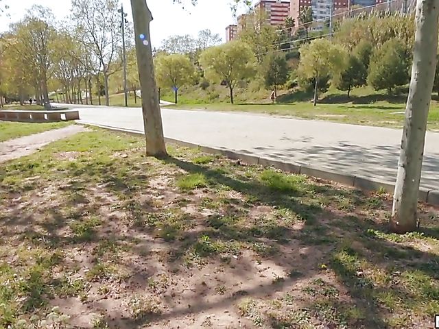 Linda Black - Public latina with hot boobs