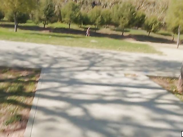 Linda Black - Public latina with hot boobs