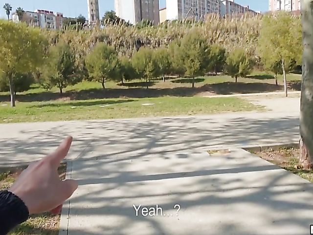 Linda Black - Public latina with hot boobs