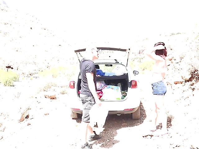 Outdoor sex with czech hitchhiker Elena Vega