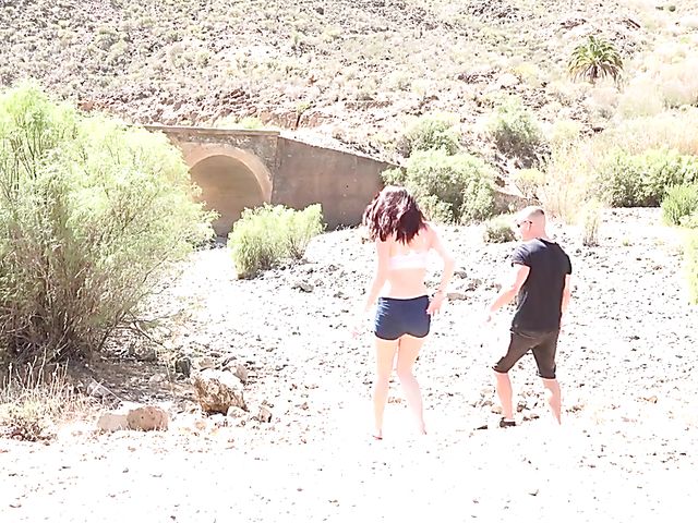 Outdoor sex with czech hitchhiker Elena Vega