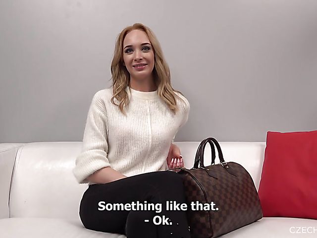 Hot casting session with Czech beauty Tatiana