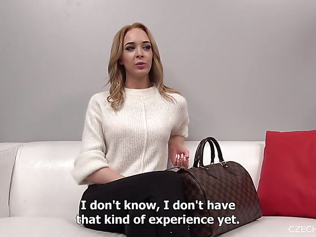 Hot casting session with Czech beauty Tatiana