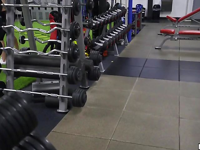 Big natural tits POV with workout girl Michele James 