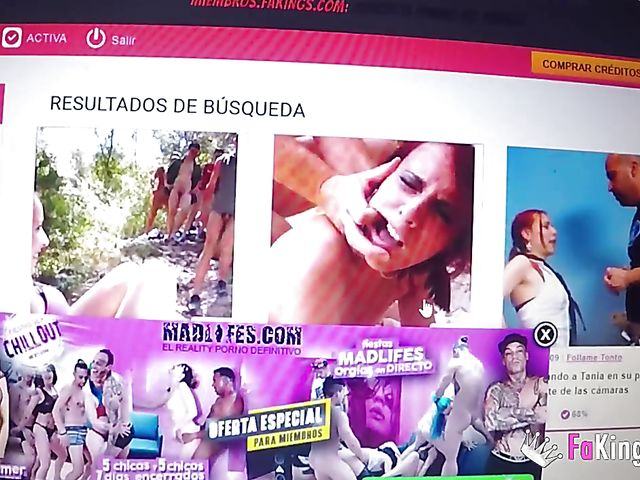 Pink haired Spanish slut Tania Teen fucking for Fa Kings