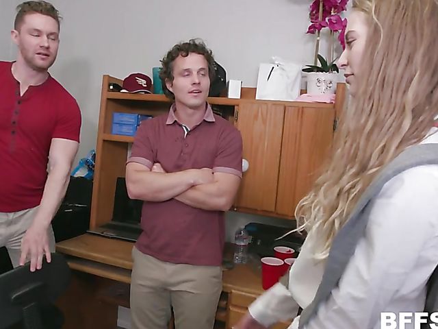 Dorm orgy with Nova Skies, Goldie Glock and Lana Sharapova