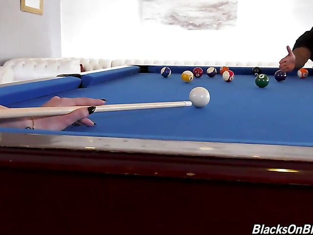 Black on blondes threesome with inked Kali Roses