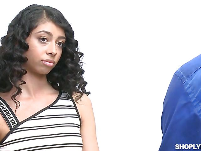 Teen ebony shoplifter Jada Doll gets punished