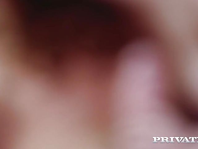 Sexy redhead Ella Hughes gets dirty with a repairman