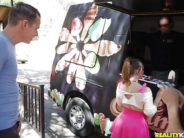 Mini skirt sex with playful teen Danni Rivers