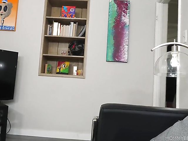 Crystal Rush - Round tit mom sucks a cock