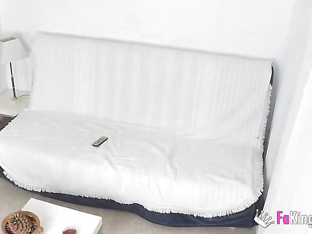 Chubby latina Barbara gets hammered on the couch