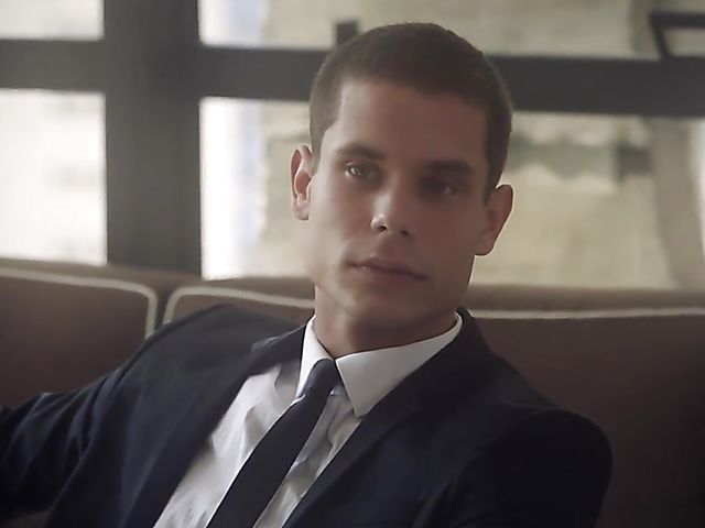 Couple watching girls and having passionate sex