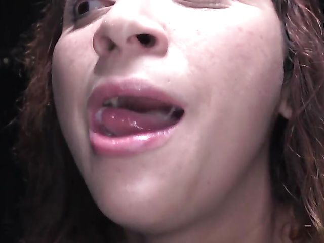 Gloryhole cum for tattooed Spanish lady Coraline