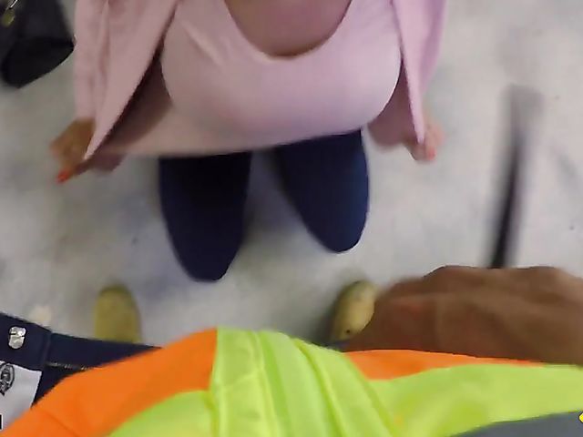 Becky Bandini - Car mechanic fucks big tits MILF POV