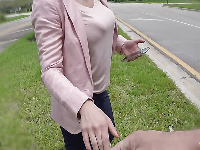 Becky Bandini - Car mechanic fucks big tits MILF POV