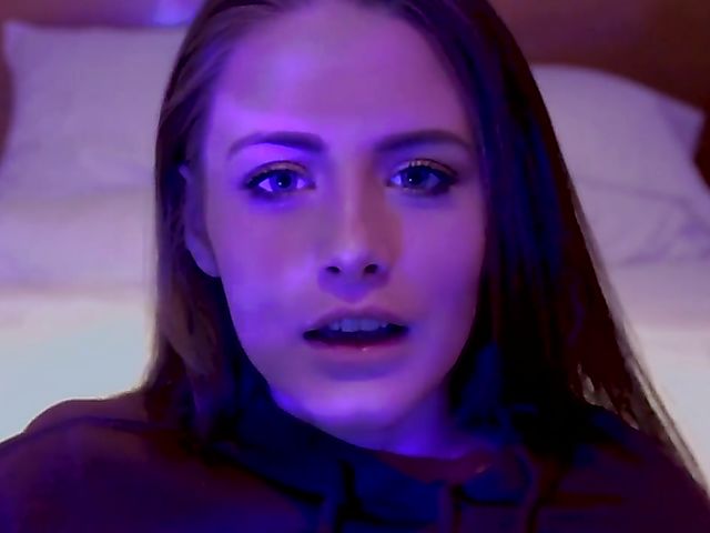 Beautiful teen Kyler Quinn hypnotizing her stepdaddy