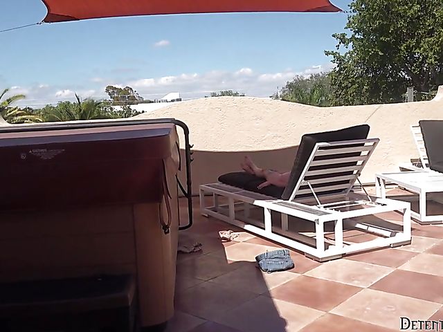 Kate Bloom - Skinny teen POV with a lucky dude