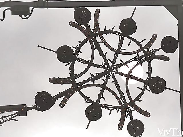 Sensual lesbians Karry Slot and Lady Dee make love in winter