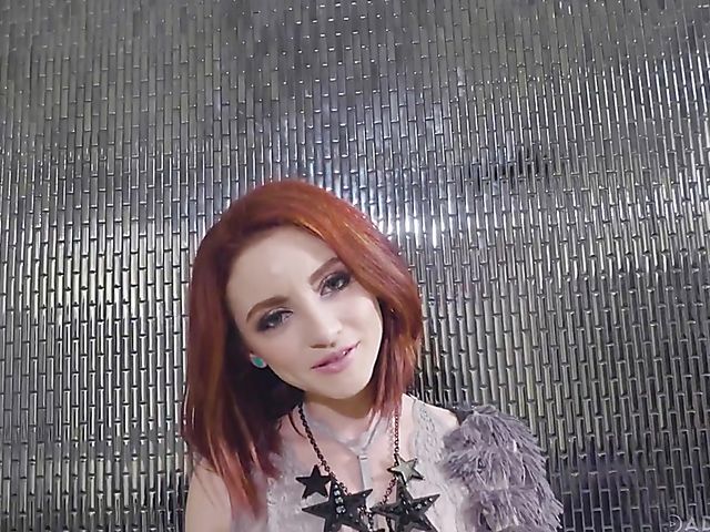 Lola Fae - Tattooed redhead interracial photoshoot for Lady Gonzo